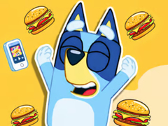 খেলা Jigsaw Puzzle: Burger Dog Bluey
