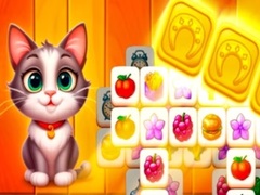 খেলা Cat Town Tile Match Puzzle