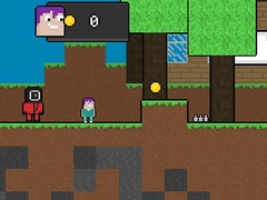 খেলা Squid Escape But Blockworld