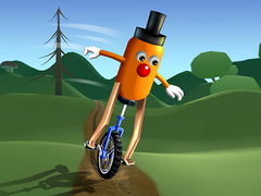 খেলা Unicycle Balance 3D