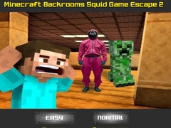 খেলা Minecraft Backrooms Squid Game Escape 2
