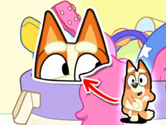 খেলা Jigsaw Puzzle: Bluey Hide & Seek