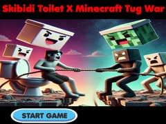 খেলা Skibidi Toilet X Minecraft Tug War