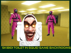 খেলা Skibidi Toilet in Squid Game Backrooms