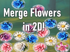 খেলা Merge Flowers in 2D!