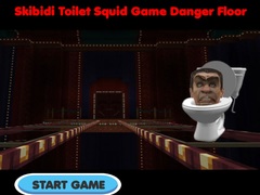 খেলা Skibidi Toilet Squid Game Danger Floor