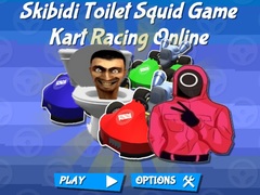 খেলা Skibidi Toilet Squid Game Kart Racing Online