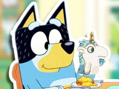 খেলা Jigsaw Puzzle: Bluey Toy Time
