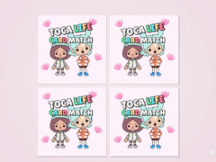 খেলা Toca Life Memory Card Match