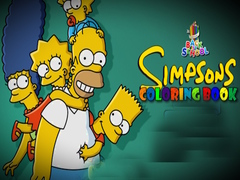 খেলা Back To School Simpsons Coloring Book