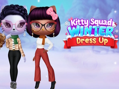 খেলা Kitty Squad Winter Dress up