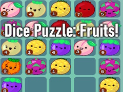 খেলা Dice Puzzle: Fruits!