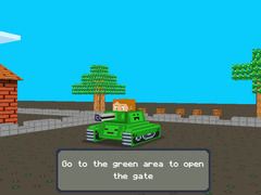 খেলা Blocky Tank 3D