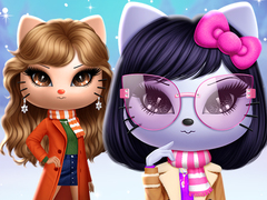 খেলা Kitty Squad Winter Dress Up