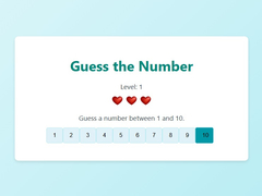 খেলা Guess The Number