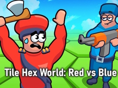 খেলা Tile Hex World: Red vs Blue