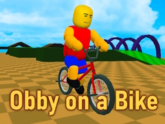 খেলা Obby on a Bike