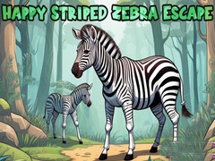 খেলা Happy Striped Zebra Escape 
