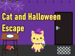 খেলা Cat and Halloween Escape