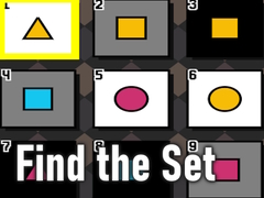 খেলা Find the Set