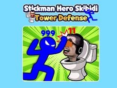 খেলা Stickman Hero Skibidi Tower Defense 