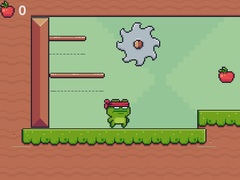 খেলা Green Ninja Collects Apples
