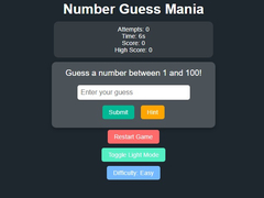 খেলা Number Guess Mania