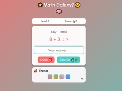 খেলা Math Galaxy