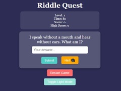 খেলা Riddle Quest Brain Teaser