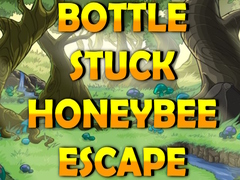 খেলা Bottle Stuck Honeybee Escape