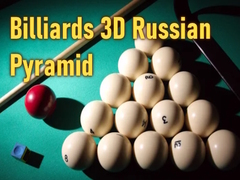 খেলা Billiards 3D Russian Pyramid