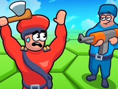 খেলা Tile Hex World: Red vs Blue