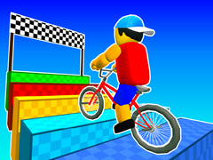 খেলা Obby On a Bike