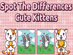 খেলা Spot the Differences Cute Kittens