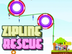 খেলা Zipline People Rescue