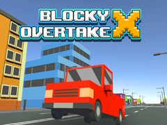 খেলা Blocky Overtake X