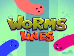 খেলা Worms Lines