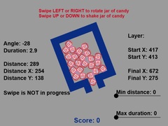 খেলা Candy Shake Shake Gravity Puzzle