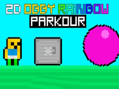 খেলা 2D Obby Rainbow Parkour