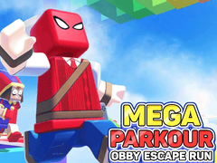খেলা Mega Parkour: Obby Escape Run