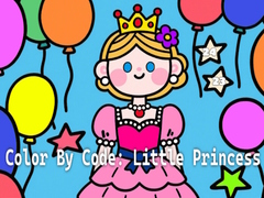 খেলা Color By Code: Little Princess
