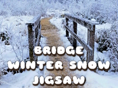 খেলা Bridge Winter Snow Jigsaw