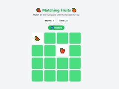 খেলা Matching Fruits