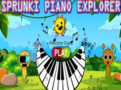 খেলা Sprunki Piano Explorer
