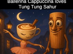 খেলা Ballerina Cappuccina loves Tung Tung Sahur