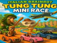 খেলা Italian Brainrot Tung Tung Mini Race