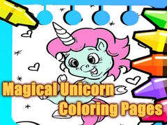 খেলা Magical Unicorn Coloring Pages