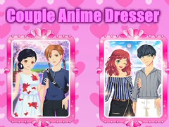 খেলা Couple Anime Dresser