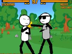 খেলা Stickman Gun - Less Fighting