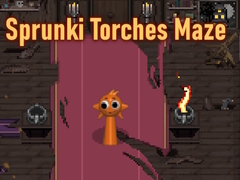 খেলা Sprunki Torches Maze